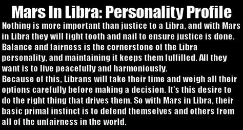 Mars In Libra Men, Mars In Libra Woman, Libra Mars, Mars In Libra, Libra Personality, Scorpio And Capricorn, Chart Astrology, Personality Profile, Libra Women