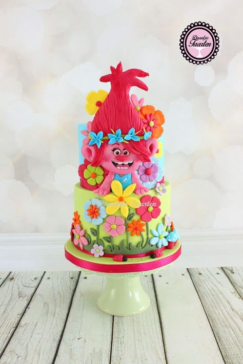 Trolls Cake Poppy Birthday Cake, Troll Cake, Trolls Pull Apart Cupcake Cake, Trolls Birthday Party Ideas Cake, Troll Birthday Cakes, Trolls Birthday Cake Ideas, Trolls Cake Ideas, Poppy Trolls Cake, Trolls Themed Cake