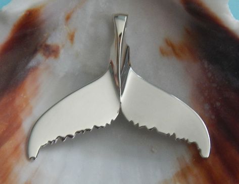 Humpback Whale Tail, Whale Tail Jewelry, Dolphin Tail, Whale Drawing, School Wall Art, Black And White Picture Wall, Whale Art, Hair Jewels, Wax Carving