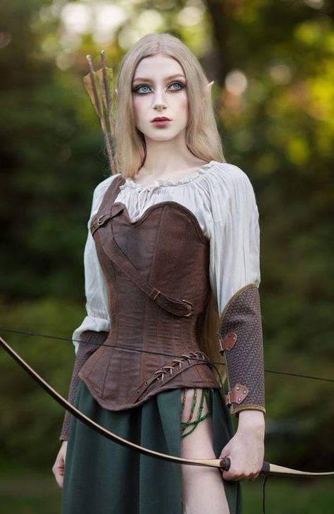 Cosplay Elf, Elven Cosplay, Elven Costume, Elven Dress, Elf Cosplay, Fairy Cosplay, Fair Outfits, Elf Clothes, Elf Costume