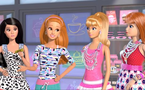 Barbie Life In The Dreamhouse, Life In The Dreamhouse, Friend Cartoon, Barbie Life, Book Week, Barbie Dream House, Barbie Friends, Anime Best Friends, Girls Cartoon Art