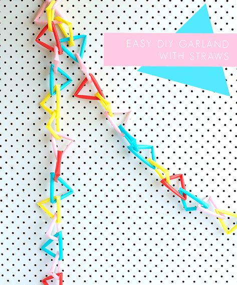 Diy Bunting Banner, Bunting Diy, Ikea Products, Diy Banner, Party Garland, Festival Diy, Cadeau Diy, Diy Garland, Plastic Crafts