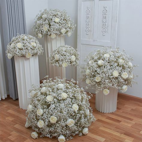 Baby breath centerpiece