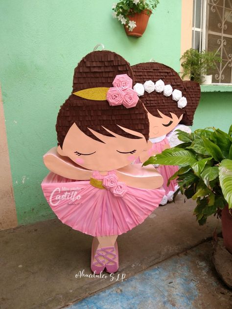 Piñata de bailarina 1 metro de alto Ballerina Pinata, Ballerina Party Decorations, Ballerina Birthday Parties, Baby Mine, Ballerina Party, Ballerina Birthday, Kids Party, Birthday Parties, Party Decorations