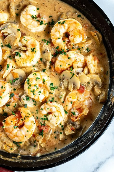 Shrimp Mushroom Recipes, Mushroom And Shrimp Recipes, Shrimp And Mushroom Recipes, Shrimp With Mushrooms Recipes, Shrimp And Mushroom Recipes Low Carb, Shrimp Mushroom Pasta Recipes, Mushroom Shrimp Pasta, Shrimp Mushroom Rice Recipes, Creamy Shrimp Pasta With Mushrooms