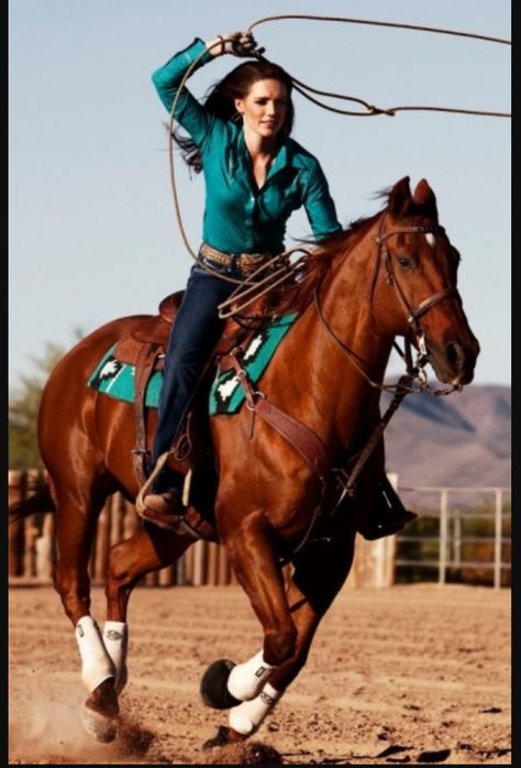 Rodeo Roping, Cowgirl And Cowboy, Women And Horses, The Cowboy Way, Cowgirl Pictures, Rodeo Girls, Rodeo Cowboys, Cow Boys, Team Roping