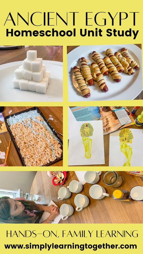 Ancient Egypt Homeschool Activities, Gather Round Ancient Civilizations, Greek Unit Study, Prehistory Unit Study, Ancient Egypt Sensory Bin, Ancient Egypt Science, Ancient Egypt School Project, Egypt Kindergarten Activities, Kindergarten Homeschool Unit Studies