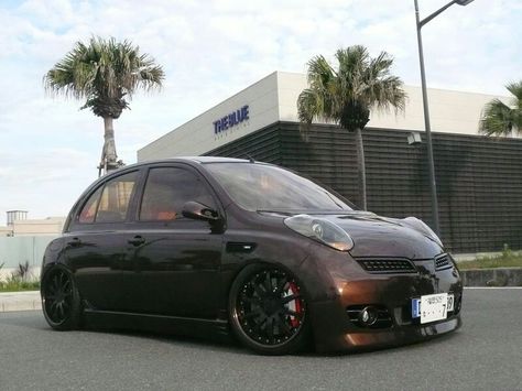 Nissan Micra K12 Tuning Modified Nissan March K12, Nissan Micra Modified, Low Cars, Jdm Tuning, Cars Nissan, Nissan March, Nissan Micra, Stance Cars, About Cars