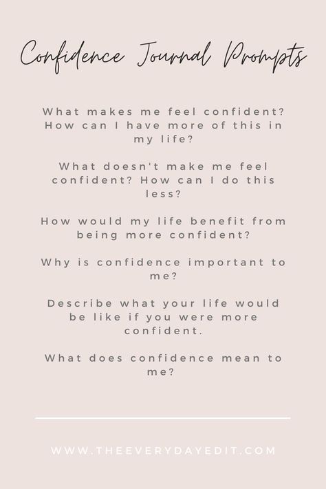 Confidence Boosting Journal Prompts, Journaling For Self Confidence, Perfectionist Journal Prompts, Self Confidence Building Journal Prompts, Journaling Prompts For Confidence, Self Confidence Journal Ideas, Journal For Confidence, Journal Prompt For Career, Therapeutic Writing Prompts