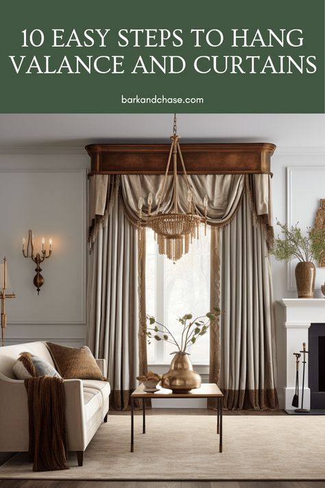 Looking to make your windows shine? Follow our simple guide with 10 easy steps to hang a valance and curtains on one rod! In this fun and approachable article, you’ll learn the best tips and tricks that make the process smooth and stress-free. Say goodbye to confusing clutter and hello to beautiful window treatments. From selecting the right rod to arranging your drapes perfectly, we'll help you transform your space effortlessly. Get ready to elevate your home decor with stunning curtains like a pro! Waterfall Valance, Pool Table Room, Swag Curtains, Table Room, Double Rod Curtains, Double Curtains, Short Curtains, How To Hang, Beautiful Windows