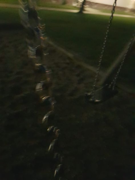 Swingset Aesthetics, Playground At Night, Park Swings, Playground Swings, Blinding Lights, Song Writing, Gon Freecss, Hidden Colors, Liminal Spaces