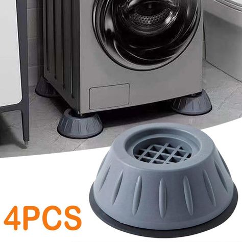 4Pcs Anti Vibration Feet Pads Rubber Legs Slipstop Silent Skid Raiser Mat For Washing Machine Support Dampers Stand Accessories https://m.alibaba.com/product/1600396918122/4Pcs-Anti-Vibration-Feet-Pads-Rubber.html?__sceneInfo={"cacheTime":"1800000","type":"appDetailShare"} Noise Dampening, Laundry Room Flooring, Washing Machine And Dryer, Laundry Appliances, Furniture Feet, Appliance Covers, Dryer Machine, Large Appliances, Room Accessories