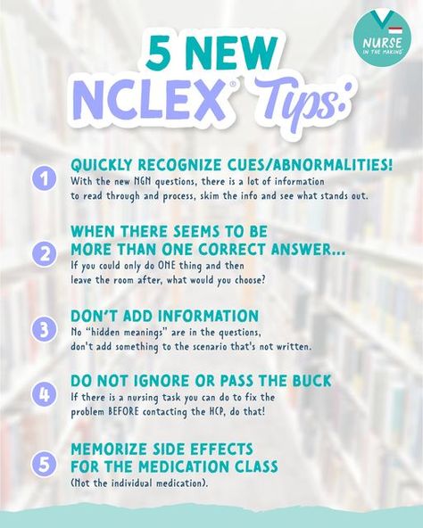 Kristine Tuttle | 5 NCLEX Tips: 

🧠Quickly recognize cues/abnormalities! With the new NGN questions, there is a lot of information to read through and p... | Instagram Nclex Tips, Nclex, To Read, Reading, Instagram