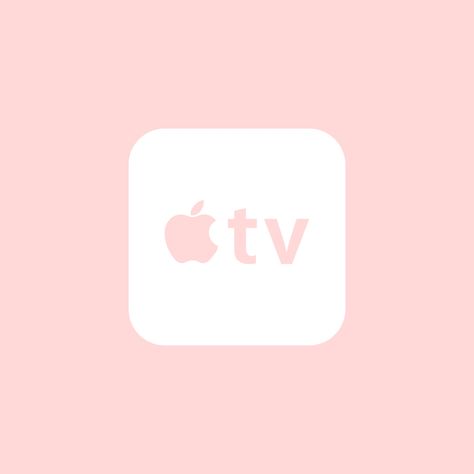 Pink Tv Icon, Pink Apple Icon Aesthetic, App Logos Pink, Pink Apple Tv Icon, Pink App Store Icon, Pink Apple Music Icon, Asthetic Logos Apps Pink, Cover App, Iphone Photo Editor App