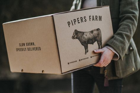 Sausages Packaging, Butcher Box, Meat Box, 보고서 디자인, Meat Delivery, Carton Design, Meat Packing, Grass Fed Meat, Meat Shop