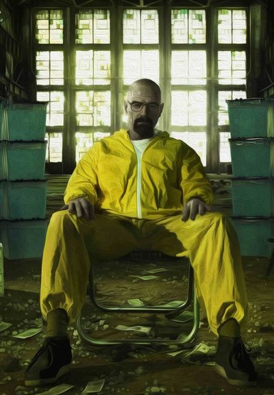 Walter White - Breaking Bad by Oout Of This World Breaking Bad Season 5, Beaking Bad, Breaking Bad Series, Tv Channel List, Breaking Bad Seasons, Breaking Bad Poster, Breaking Bad Art, Vince Gilligan, Saving Private Ryan