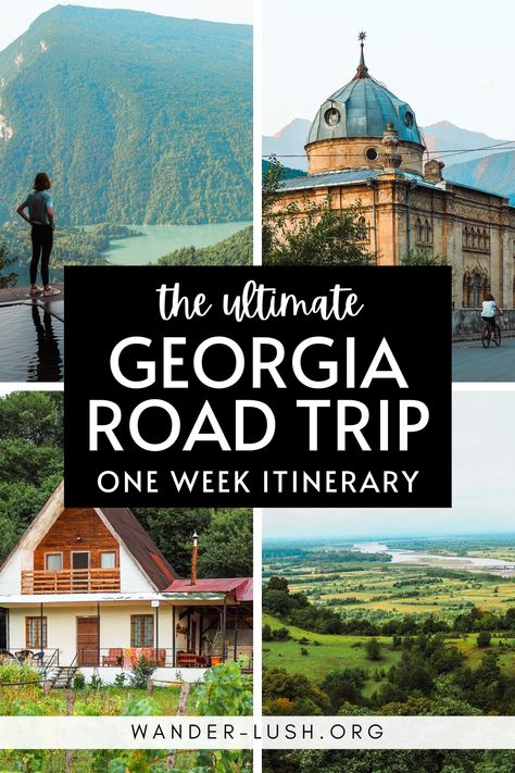 The ultimate road trip in Georgia (country) – Tbilisi to Batumi via Racha, Guria and Samegrelo. Packed with tips, things to do, and practical advice about driving in Georgia. #Caucasus #Georgia #Europe | Georgia travel | Things to do in Georgia | Where to go in Georgia Europe | Racha Georgia | Georgia country Georgia Must See, Georgia Europe Travel, Georgia Road Trip, Georgia Itinerary, Master Vision, Things To Do In Georgia, Georgia Europe, Georgia Caucasus, Georgia Trip