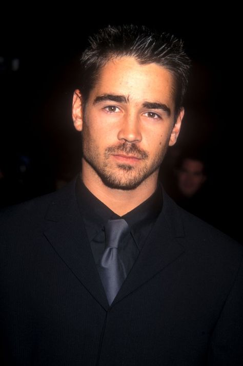 These Vintage Photos of Colin Farrell Are the Kinds of Things Your Parents… Colin Farrell 90s, Collin Farrell, Percival Graves, Tim Roth, Ian Mckellen, Jonathan Rhys Meyers, Maggie Smith, Irish Actors, Kevin Spacey