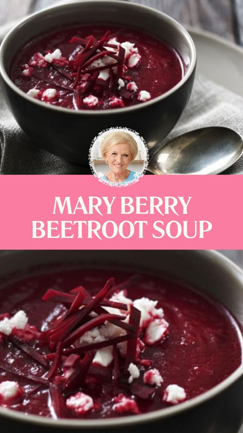 Mary Berry Beetroot Soup Beetroot Soup Recipe Healthy, Beetroot Soup Recipe, Low Fat Low Carb Recipes, Beet Soup Recipes, Veg Soup Recipes, Rainy Outside, Farming Lifestyle, Mary Berry Recipes, Beetroot Soup