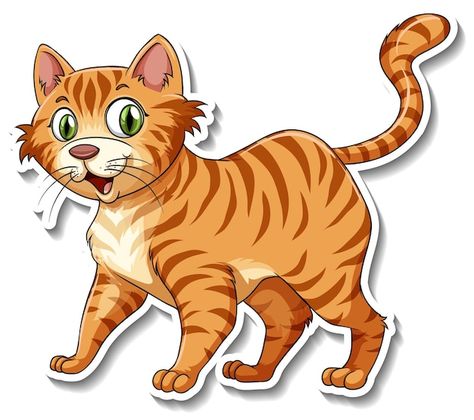 Cute Ginger, Cat Post, Cat Clipart, Stray Cat, Cute Kittens, Happy Cat, Orange Cat, Dog Behavior, Cartoon Cat