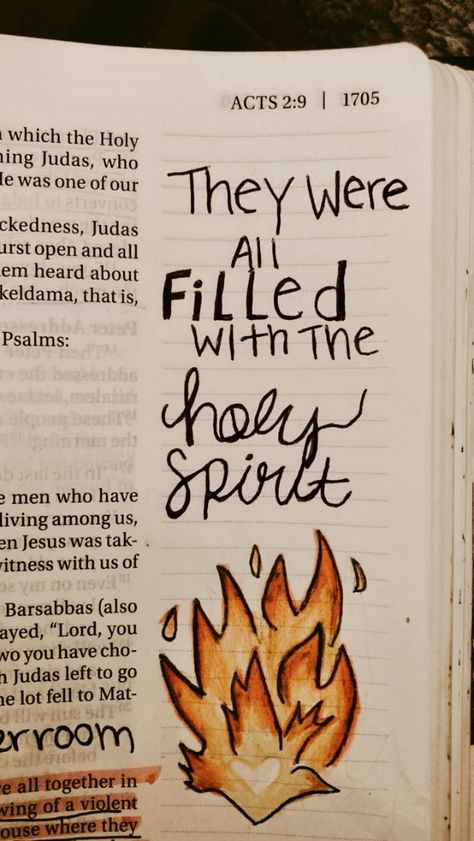 Acts 1 Bible Journaling, Acts Bible Journaling, Acts Bible Study, Journaling 2024, Acts Bible, Romans Bible, Bible Painting, Bible Doodles, Scripture Doodle