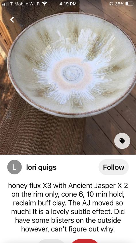 Honey Flux And Ancient Jasper, Honey Flux Glaze Combos, Ancient Jasper Glaze Combinations, Honey Flux Glaze Combinations, Amaco Ancient Jasper, Ancient Jasper Glaze, Kiln Projects, Glazing Inspiration, Ceramics Glazing