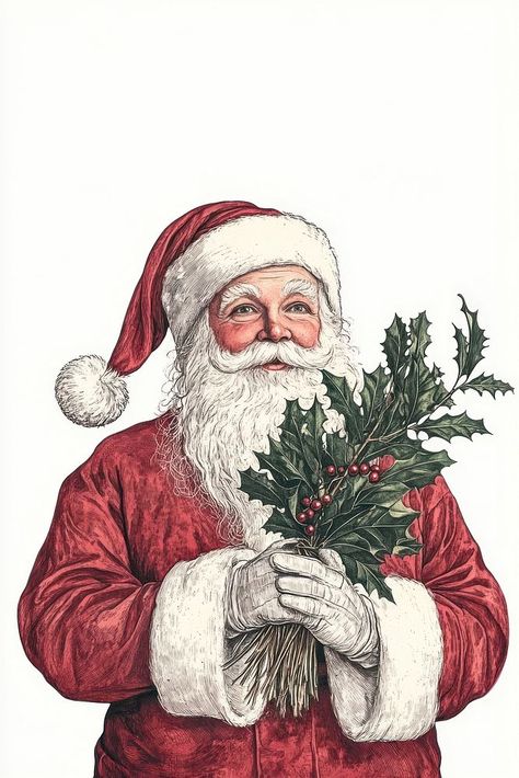 Download free image of Half-body Santa Claus christmas illustration traditional. by Fluke about vintage santa, santa claus drawing, adult, art, and background 16110527 Vintage Santa Claus Illustration, Santa Claus Drawing Art, Santa Claus Drawing Illustration, Christmas Cute Art, Vintage Santa Images, Santa Clus, Gift Box Illustration, Santa Drawings, Santa Claus Painting