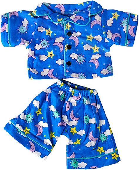 Teddy Clothes, Animal Clothes, Vermont Teddy Bears, Flannel Pjs, Build A Bear Outfits, Animals Adorable, Boys Pjs, Bear Clothes, Blue Nose Friends