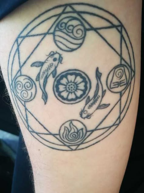 [ATLA] You learn something new everyday - Imgur Element Tattoo, Atla Tattoo, Avatar Tattoo, Something New Everyday, Petit Tattoo, Elements Tattoo, Learn Something New Everyday, 4 Tattoo, Inspiration Tattoos