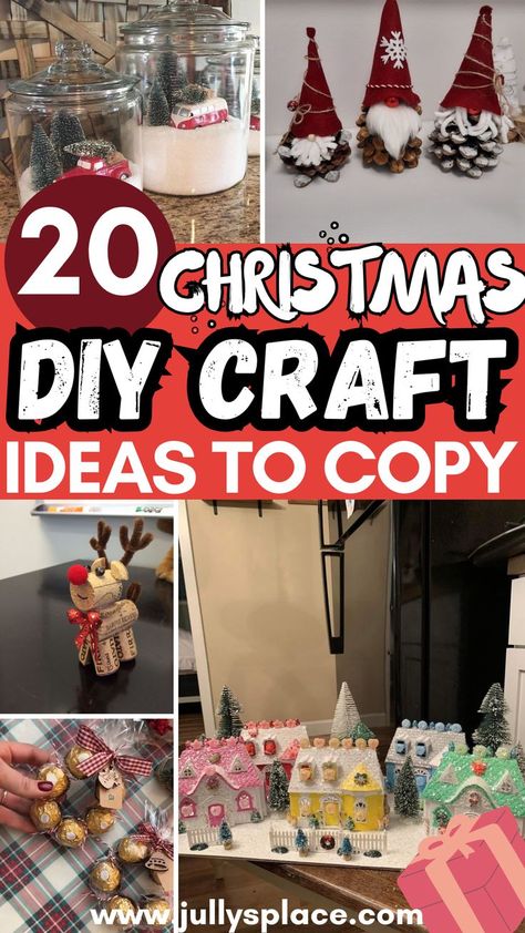 christmas crafts, christmas craft ideas, diy christmas crafts Easy Inexpensive Christmas Crafts, Family Christmas Crafts Projects, New Christmas Crafts For 2024, Easy Diy Holiday Crafts, Presents For Parents, Family Christmas Crafts, Diy Christmas Craft Ideas, Making Christmas Ornaments, Gift Ideas Creative