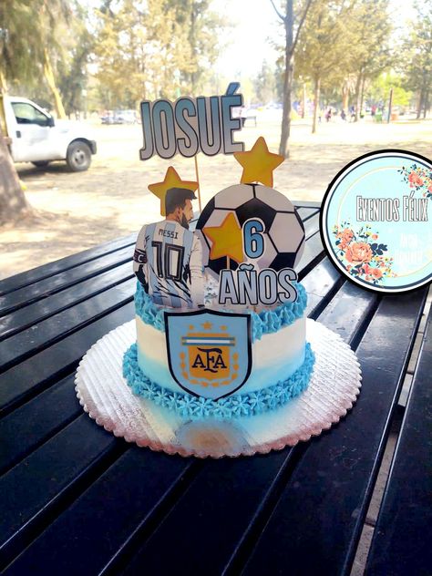 Messi Bday Party, Messi Theme Cake, Lionel Messi Cake, Pastel Messi, Messi Cake Ideas, Messi Birthday Cake, Messi Cake, Messi Birthday, Soccer Party Decorations