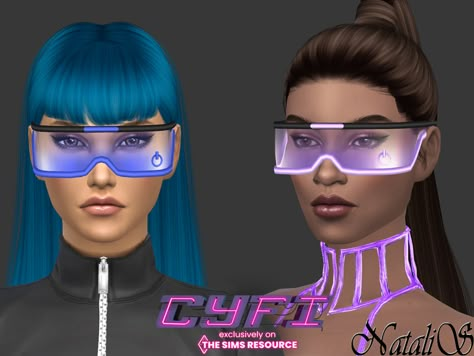 The Sims Resource - CyFi Futuristic LED glasses Sims 4 Visor Cc, Sims 4 Futuristic Clothes, Sims4 Cyberpunk Cc, Sims 4 Cc Alien Clothes, Sims 4 Sci Fi Cc, Sims 4 Futuristic, Sims 4 Futuristic Cc, Sims 4 Cyberpunk Cc, Cyberpunk Glasses