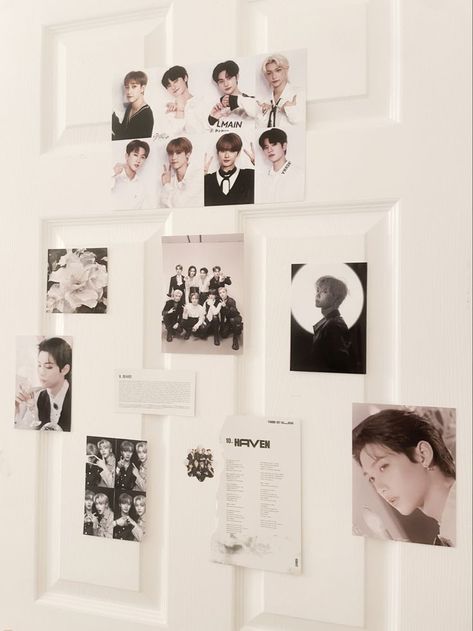 Kpop Door Decor, Straykids Room Decor, Skz Room Ideas, Stray Kids Room Decor, Collage Room Decor, Door Collage, Collage Room, Acubi Aesthetic, Kids Door