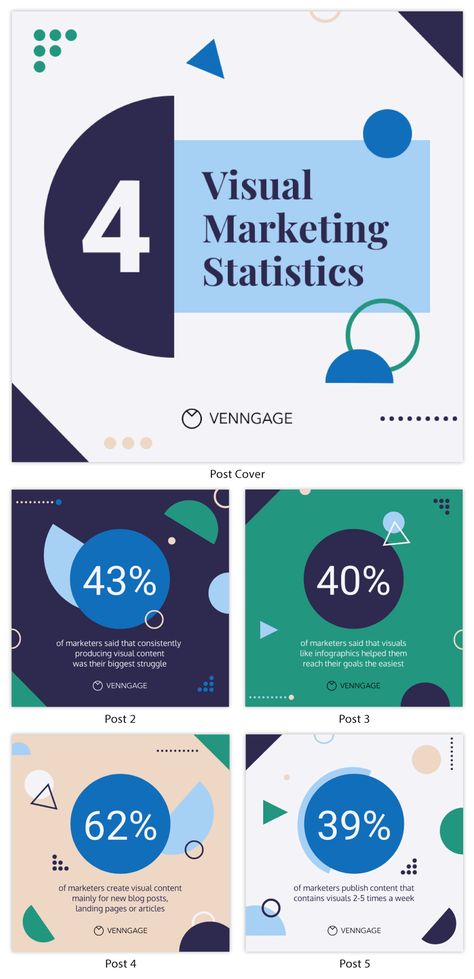 Venngage | Templates Statistics Instagram Post, Statistics Social Media Post, Instagram Post Infographic, Social Carousel, Infographic Instagram Post, Carousel Post Template, Post Reference, Instagram Carousel Post, Instagram Infographic