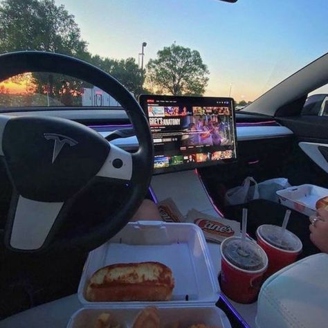 Tesla Aesthetic Girl, Luxury Things, New Tesla, Full Body Hiit Workout, Vision Board Photos, Food Review, Vision Board Affirmations, Tesla Car, Car Aesthetic