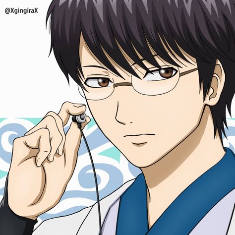 Shinpachi Shimura, Naruto Black, Shounen Anime, Gintama Fanart, Sky People, Gintoki Sakata, Sakata Gintoki, Alien Girl, Super Strength