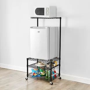 Dorm Kitchen Storage | Wayfair Mini Fridge Stand, Dorm Fridge, Portable Mini Fridge, Dorm Supplies, Fridge Organizer, Dorm Furniture, Dorm Storage, Dorm Room Storage, Dorm Organization