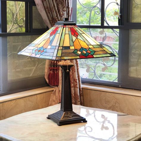 Fine Art Lighting, Antique Tiffany, Tiffany Style Lamp, Tiffany Table Lamps, Lamp Store, Bronze Table Lamp, Glass Diy, Bronze Table, Louis Comfort Tiffany