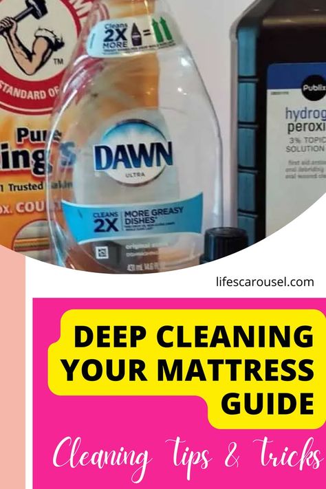 Mattress Pad Cleaning, Clean Mattress Stains How To Remove, Clean Stains Off Mattress, Remove Yellow Stains From Mattress, Clean A Mattress Stain, How To Deep Clean Your Mattress, Removing Stains From Mattress, How To Clean Vomit From Mattress, How To Get Yellow Stains Out Of Mattress