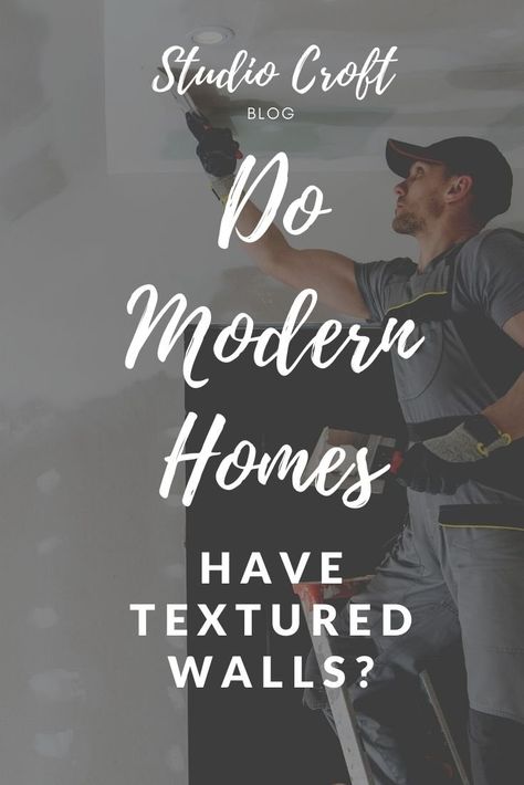 Do Modern Homes Have Textured Walls? — Studio Croft Smooth Walls Vs Texture, Interior Wall Finishes Texture, Modern Drywall Texture, Drywall Texture Wall Finishes, Modern Textured Walls Interior Design, Knock Down Wall Texture, Wall Material Texture Interiors, Sheetrock Texture, Knockdown Texture Walls