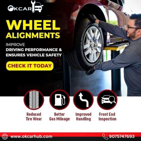 wheel alignment service Flyer Car, Car Wheel Alignment, Car Alignment, Tire Alignment, Vehicle Signage, Tires For Sale, Banner Design Inspiration, Foodie Instagram, Towing Service