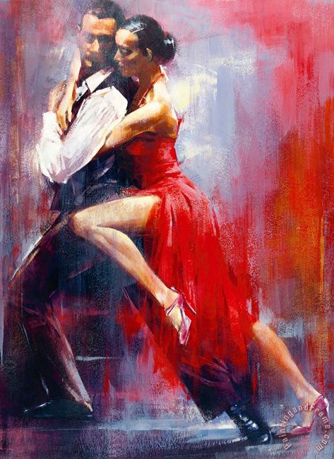 Art Tango, Tango Art, Dancing Art, Woman Dancing, Tango Dancers, Dance Paintings, Tango Dance, Argentine Tango, Soyut Sanat Tabloları