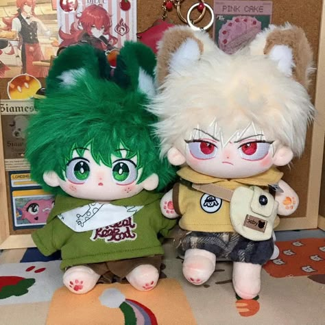 Chibi Plush, Cute Anime Plushies, Anime Plushies, Mha Plushies, Deku Plush, Bkdk Nendoroid, Bakugo Plush, Haikyuu Plushies, Alphabet Letters To Print