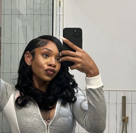 Liyah Li, My First Story, Quick Weave Hairstyles, Inspo Pics, Flat Iron Hair Styles, Hair Ponytail Styles, Ponytail Styles, First Story, Little Brother