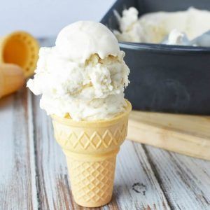 Easy Homemade Vanilla Ice Cream Recipe - Eating on a Dime Simple Ice Cream Recipe, Simple Ice Cream, Homemade Vanilla Ice Cream Recipe, Chocolate Lasagna Recipe, Homemade Ice Cream Recipe, Easy Ice Cream Sandwiches, Easy Bread Machine Recipes, Easy Ice Cream Cake, Homemade Chocolate Pudding