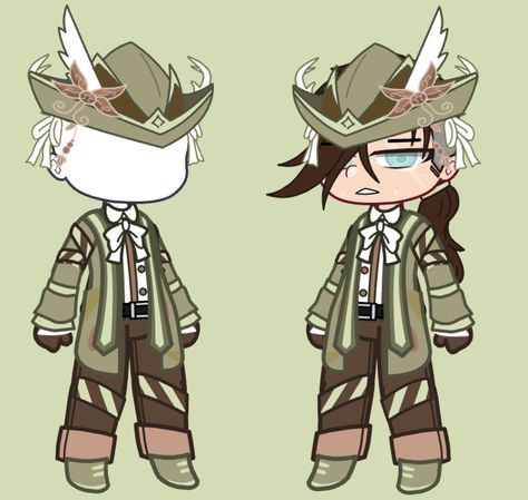 Gacha Club Wizard Outfit, Gacha Club Pirate Outfit Ideas, Gacha Club Midevil Outfit, Gacha Club Fantasy Outfit Ideas Male, Gacha Detective Outfit, Warrior Gacha Club Outfits, Oc Outfit Inspiration, Gacha Club Detective Outfit, Gacha Club Knight Armor