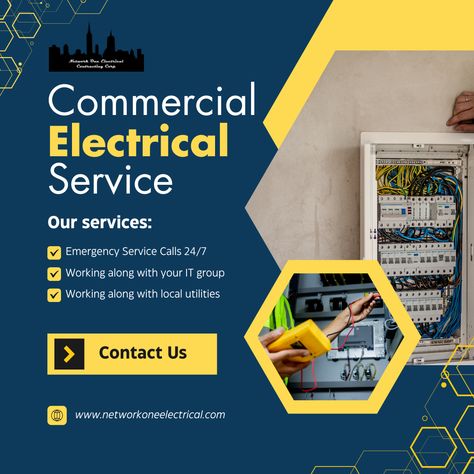 Power up your business with our top-notch Commercial Electrical Service! ⚡️🔌 We specialize in reliable, efficient, and safe electrical installations and maintenance for businesses of all sizes. From offices to retail spaces, warehouses to restaurants, our skilled electricians have got you covered. Contact us today for a bright and productive future! 💡💼 Always ready for your needs 24/7! Contact us now at: +1 718-792-4733 #CommercialElectricalService #PowerUpYourBusiness Engineering Poster, Electricity Logo, Electrician Services, Digital Advertising Design, Invitations Card, Travel Poster Design, Steel Gate, Business Portfolio, Job Advertisement