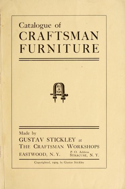 Stickley Furniture Plans, Craftsman Style Decor, Craftsman Houses, Craftsman Style Furniture, Stickley Furniture, Mission Furniture, Gustav Stickley, Antique Woodworking Tools, Craftsman Furniture