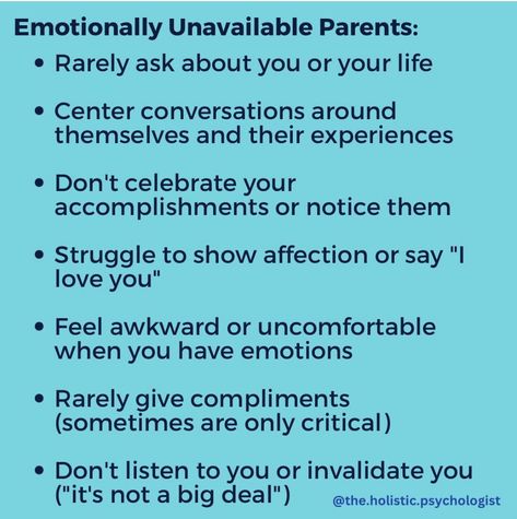 Emotionally Unavailable Parents, Psychologist Quotes, Holistic Psychologist, Narcissism Relationships, Radical Acceptance, Healing Journaling, Emotionally Unavailable, Inner Child Healing, Empowering Words