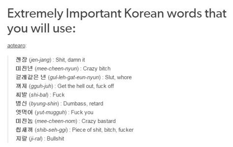 How To Curse In Korean, Curses In Korean, Curse In Korean, Korean Cursing Words, Cursing In Korean, Cursing Words In Korean, Swear Words In Korean, Korean Bad Words, Korean Curse Words